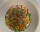 レンジシーフードレモン和風オムライス弁当作り方3写真