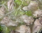 手羽元とキャベツのとろとろ美肌スープ作り方6写真