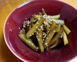 【腸活】ヤーコンのきんぴら作り方4写真