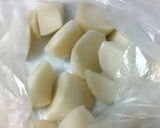 里いもの野菜たっぷりエビまんじゅう作り方1写真