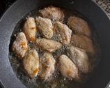 揚げ鶏手羽肉の甘辛味作り方3写真