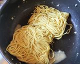 シーフードミックス和風バター醤油焼きそば作り方4写真