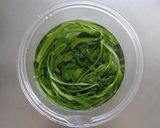 空心菜とツナの中華風豆腐サラダ。作り方1写真