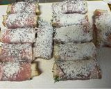 厚揚げの肉巻き(明太子、チーズ)作り方3写真