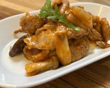 きのこと豚肉で10分！ごはん泥棒☆ポークチャップ作り方4写真