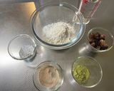 レンジで時短　抹茶甘納豆ういろう♡作り方1写真