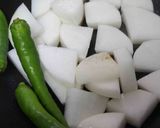 まぐろのかまと大根の煮込み作り方3写真