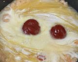 ★ワンパン★エビとほうれん草クリームスパ作り方6写真