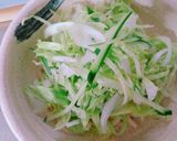 ＊我が家のレタスと胡瓜と納豆サラダうどん作り方5写真