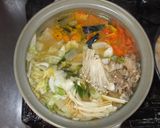 ほうとう鍋風♪胃腸の冷え簡単レシピ作り方8写真