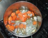 蓮根ごぼう煮物♪簡単豚肉根菜煮物作り方5写真