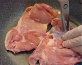 チキンソテーのオニオンソース添え♪作り方1写真