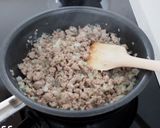 【なすのミートグラタン】トマト缶で☆具だくさん♪作り方3写真