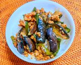 茄子とピーマンとそぼろのピリ辛味噌炒め作り方8写真
