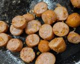 時短！簡単！弁当に！ウインナーで3色丼作り方7写真