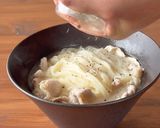 とんこつラーメン風♪豚ネギ塩そうめん作り方4写真