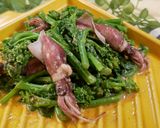 菜の花とほたるいかの胡麻和え作り方6写真
