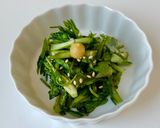 春菊のからし和え作り方5写真
