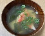 簡単☆カニかまのお味噌汁作り方4写真