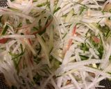 シャキシャキ大根と薬味のさっぱりサラダ作り方2写真