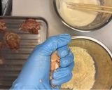 豚コマ肉のミルフィーユトンカツ作り方4写真