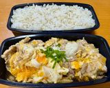 豚こまと卵で他人丼♪作り方4写真