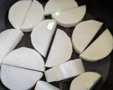 簡単★大根のめんつゆ白だし煮込み作り方1写真