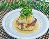 ふわふわジューシー🍆茄子と豆腐の和風ハンバーグ作り方7写真