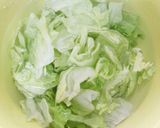 シンプルに♪レタスと卵のスープ作り方1写真