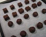 ほろほろ！ココアのスノーボールクッキー作り方3写真