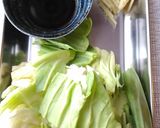 ささみとキャベツの柚こしょう蒸し作り方1写真