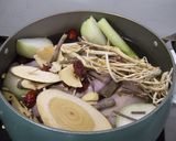 韓国鶏料理❀参鶏湯（サムゲタン）作り方7写真