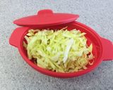 新ゴボウとキャベツのチーズソースあえ作り方1写真