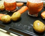 タマネギの肉詰めとごろごろ野菜のグリル作り方6写真
