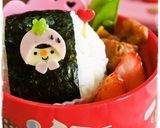 ＊キャラ弁＊　魚ニソDEイチゴ頭巾ちゃん作り方7写真
