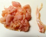 鶏ささみと ニラ えのきの 和風スープ♬作り方3写真