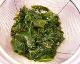 キャベツとわかめの胡麻納豆和え作り方2写真