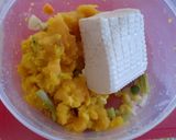 南瓜と豆腐のヘルシーグラタン風✿作り方2写真