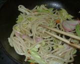 しょうが入り焼きうどん作り方4写真