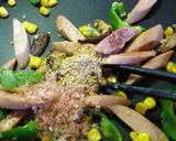 おさかなソーセージの塩麹ごま風味炒め作り方6写真