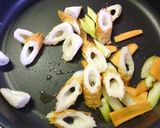 ちくわとセロリの塩麹ごま風味炒め作り方2写真