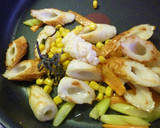 ちくわとセロリの塩麹ごま風味炒め作り方3写真
