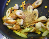ちくわとセロリの塩麹ごま風味炒め作り方4写真