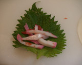 大葉と梅とかまぼこの揚げ餃子☆作り方4写真
