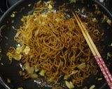 コナモン手巻き～焼きそばの巻！作り方1写真