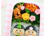 ひな祭り♪ちょこんとお雛さま＊キャラ弁作り方7写真
