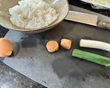ホタテの貝柱のうま煮チャーハン作り方1写真