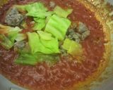 自家製ソーセージとキャベツのトマトパスタ作り方2写真