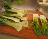 オイスターソース　de　青梗菜作り方1写真