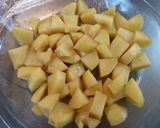 レンジで簡単☆鶏そぼろで和風ポテトサラダ作り方3写真